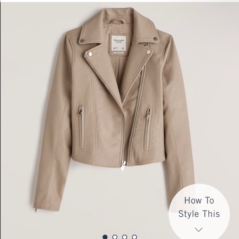 Abercrombie Leather Jacket